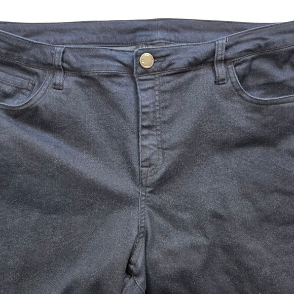 Lane Bryant Womens Plus Size Jeans 24 Dark Wash Cotton Blend Denim Pants - Picture 5 of 16